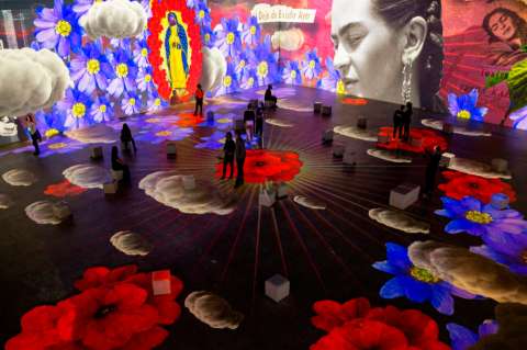 La primera experiencia inmersiva de Frida Kahlo, la vida de un ícono