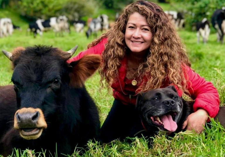 Ella creó un refugio que promueve el cuidado y respeto por los animales