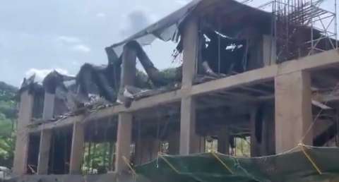 Colapso de una obra en Floridablanca dejó al menos seis personas heridas: esto se sabe
