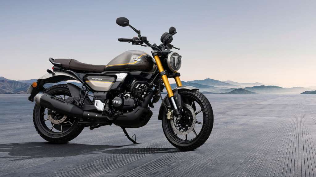 Auteco presentó la nueva TVS Ronin