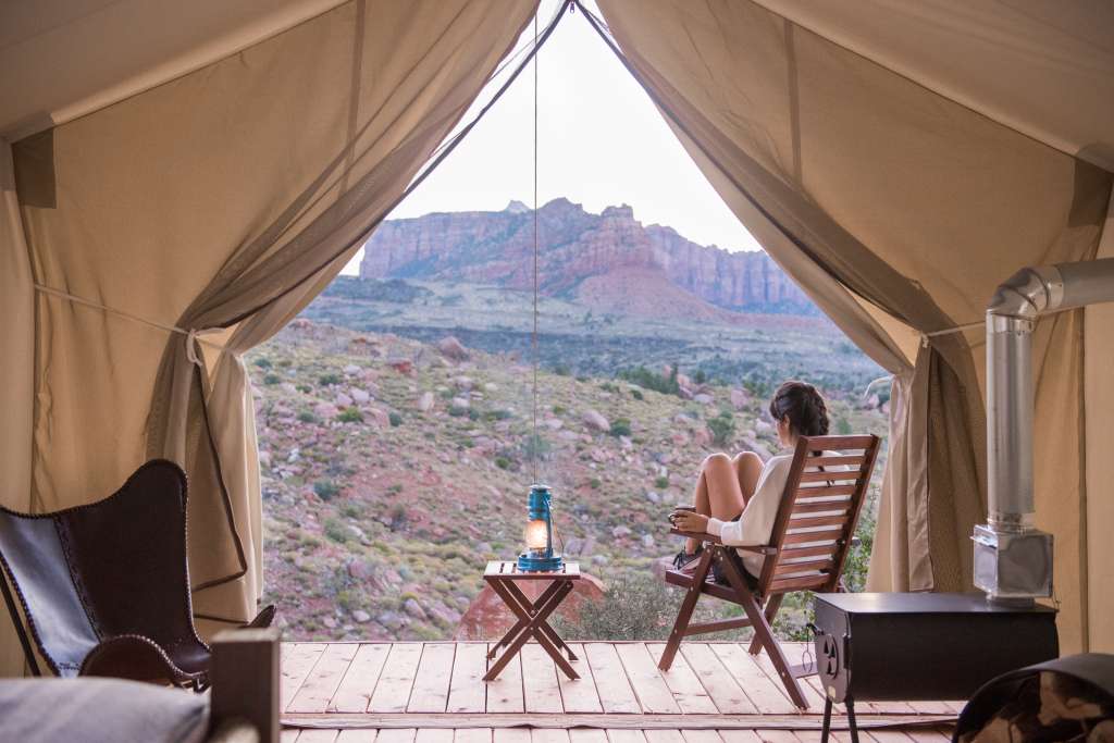 Glamping cerca del Parque Nacional Zion.