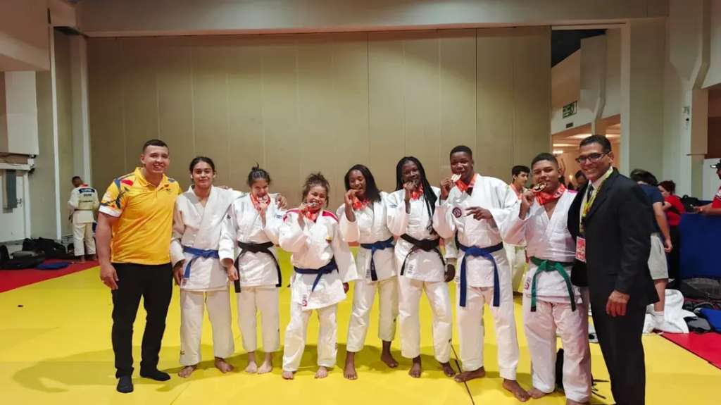 Judocas colombianos en la Copa Centroamericana y del Caribe de Judo Panamá 2026.