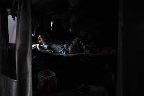 En fotos: los hospitales de campaña que apoyan a las salas de urgencias en Bogotá