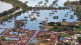 Desbordamiento del río Lebrija causó inundaciones en dos municipios de Santander