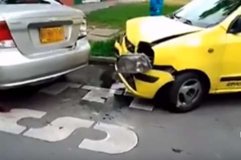 Comunidad del occidente de Bogotá retuvo a taxista presuntamente ebrio