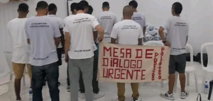 Huelga de hambre presos del paro nacional en la cárcel de Palmira. Junio 30 de 2023.