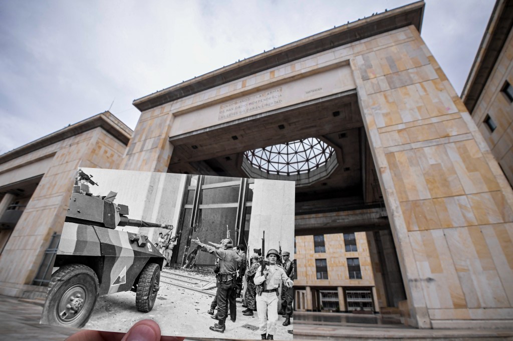 Especial sobre la toma y retoma del Palacio de Justicia que cumple 40 años; Imágenes que muestran los sucesos ocurridos el 06 y 07 de noviembre 1985 y la actualidad.