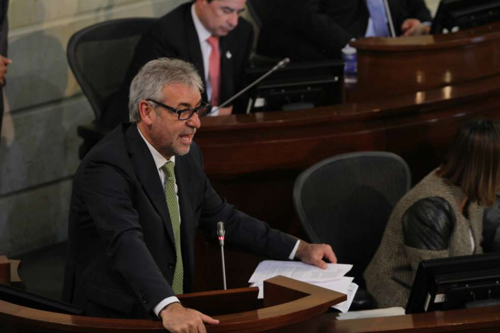 Jorge Londoño, ministro de Justicia.