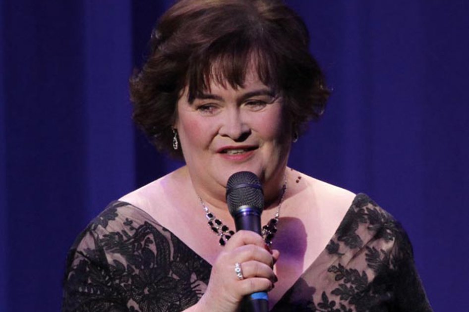 La cantante Susan Boyle.