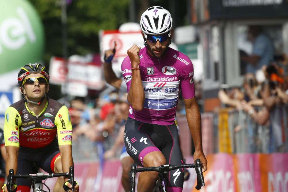 Fernando Gaviria ha logrado cuatro victorias en el Giro de Italia. / AFP