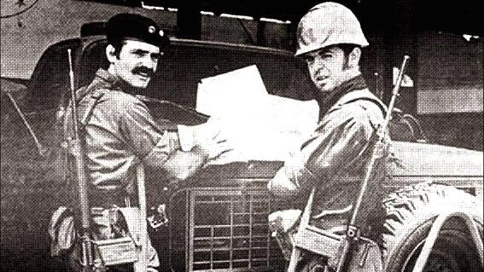 Mario Firmenich en sus tiempos de líder de Montoneros, junto a su segundo Fernando Vaca Narvaja en Managua. Ambos celebraron en 1979 el triunfo de la revolución sandinista.