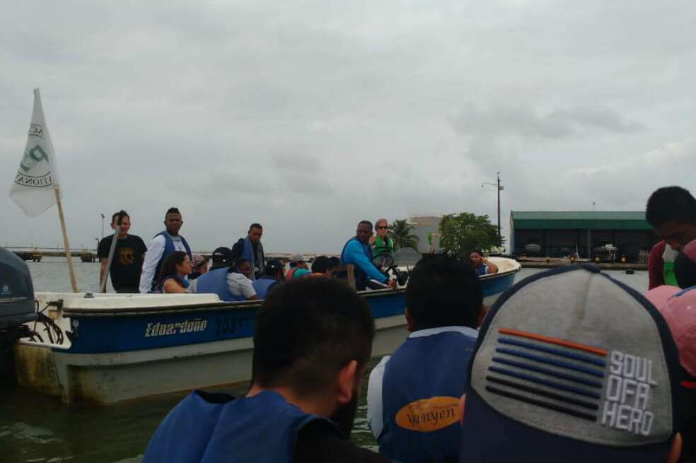 Desde las 7:00 a.m., la delegación espera poder salir de Turbo con destino a Cacarica, Chocó. / Colombia2020