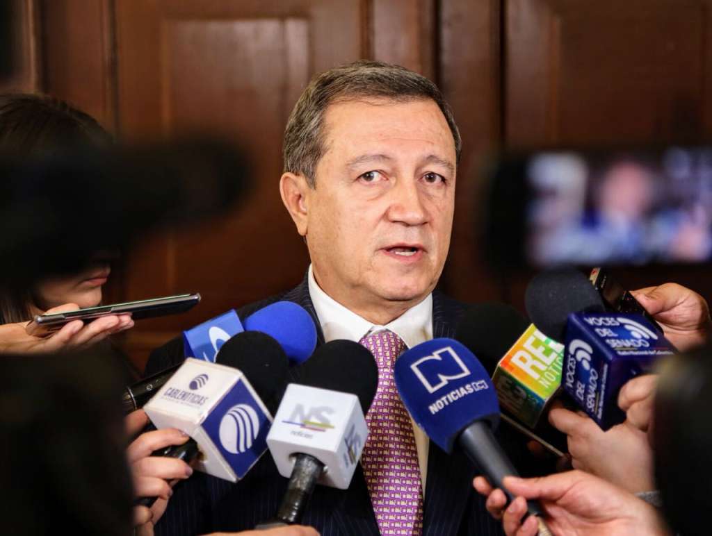 Ernesto Macías, presidente del Senado.  / Cortesía