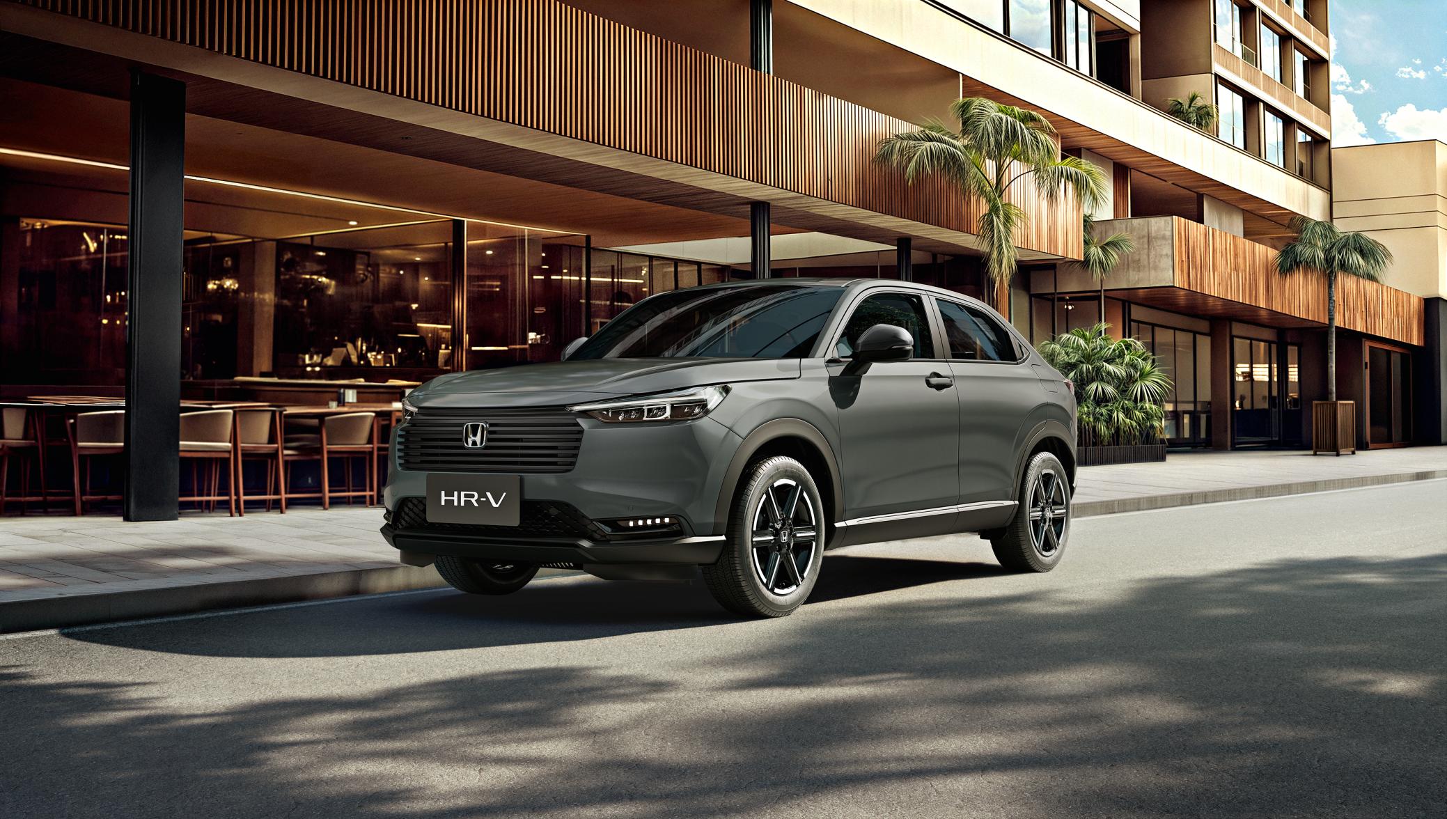 La actualización de la Honda HR-V presenta un nuevo diseño de parrilla frontal.
