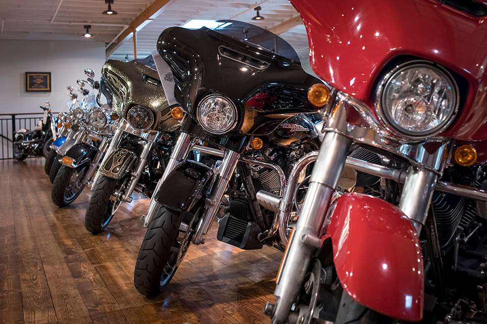 Stand de motocicletas de Harley-Davidson Inc. en San Francisco, California (EE. UU.). / Bloomberg