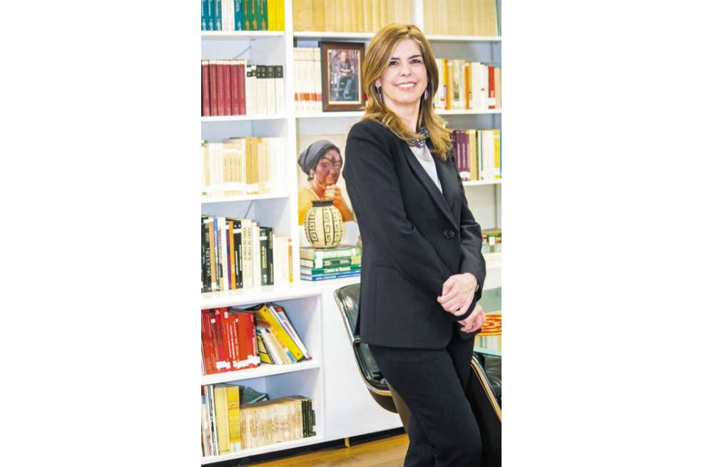 María Isabel Nieto, ex cónsul o consulesa general de Colombia en New York hasta el pasado mes de septiembre. / John Barragán.