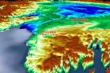 Un nuevo y gigantesco cráter es descubierto bajo el grueso hielo de Groenlandia