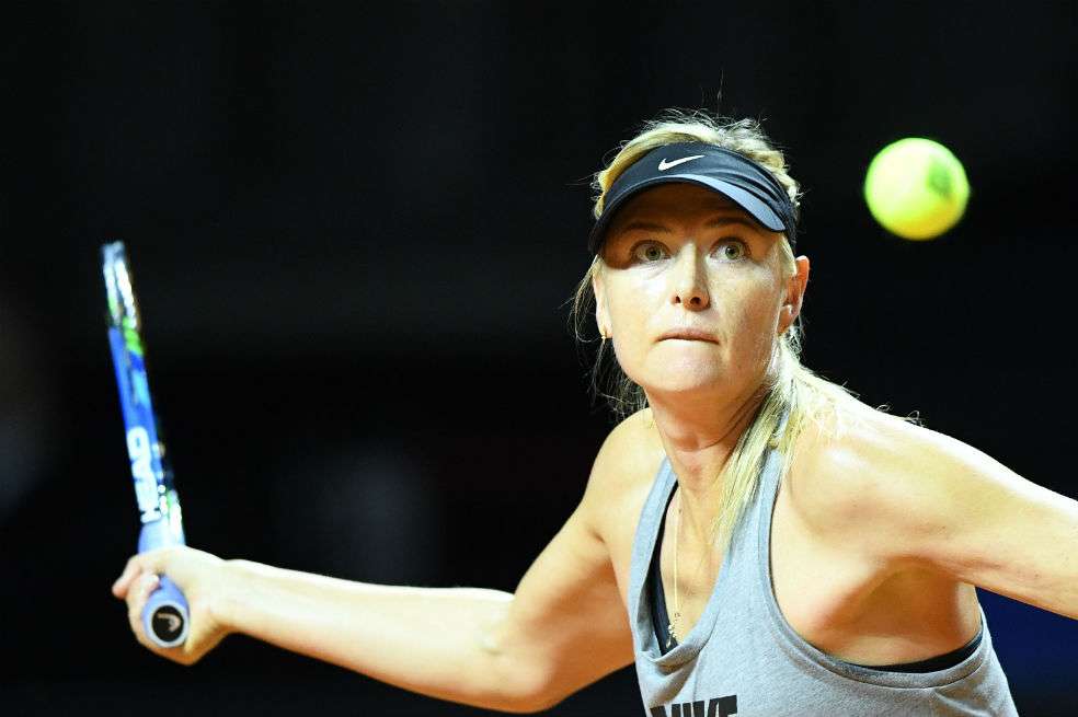 María Sharapova regresa al tenis este miércoles en Sttutgart. / AFP