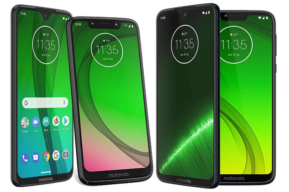 Cuatro son los nuevos equipos que componen la familia Motorola G7 / Cortesía Motorola