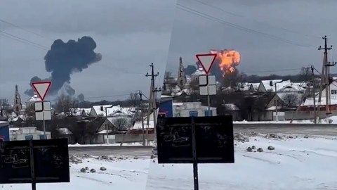 Se estrelló avión de transporte militar ruso con prisioneros de guerra ucranianos