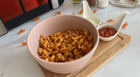 Esta es la receta para preparar un “snack” de pasta crocante