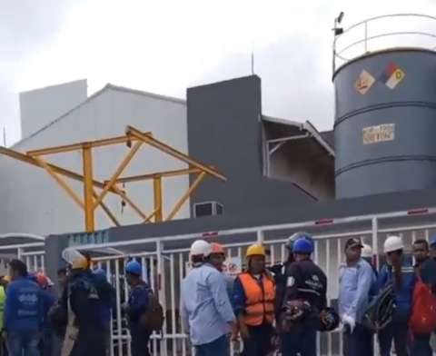 Un herido dejó explosión en la empresa Naturmega, en la vía 40 de Barranquilla