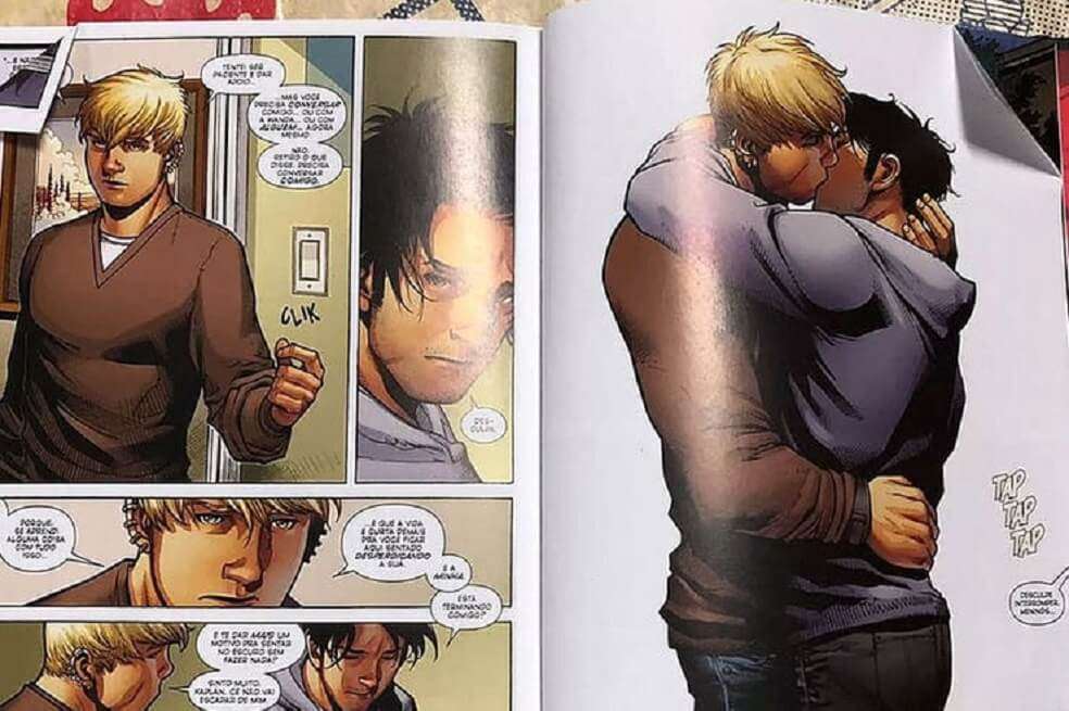 El dibujo de la Marvel que el alcalde del Río intentó censurar. / Marvel Entretainment