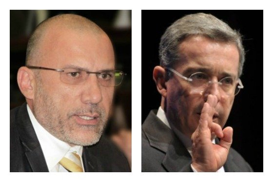Roy Barreras y Álvaro Uribe, en el pasado aliados, ahora rivales. / Archivo El Espectador