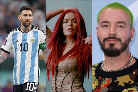 Karol G y J Balvin, entre los artistas más escuchados de Messi, según su playlist