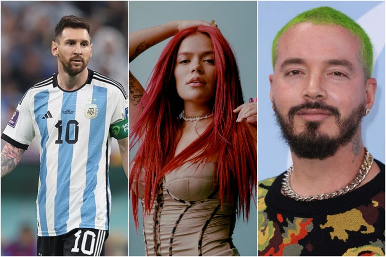 Karol G y J Balvin, entre los artistas más escuchados de Messi, según su playlist