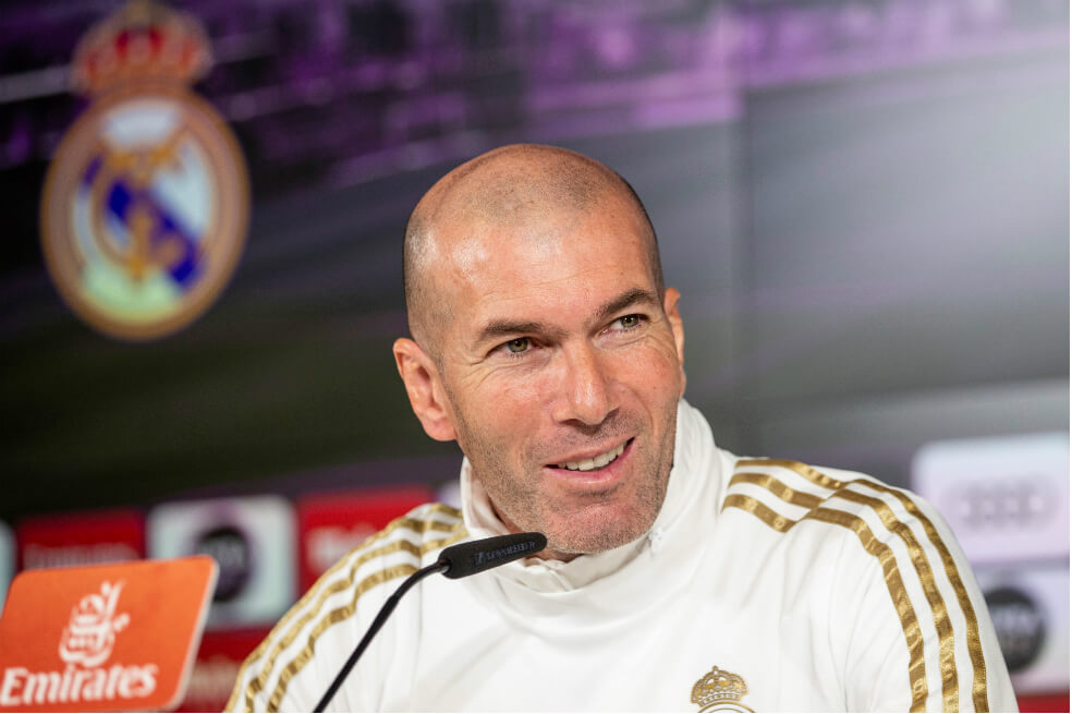 Zinedine Zidane, entrenador francés de Real Madrid. / EFE