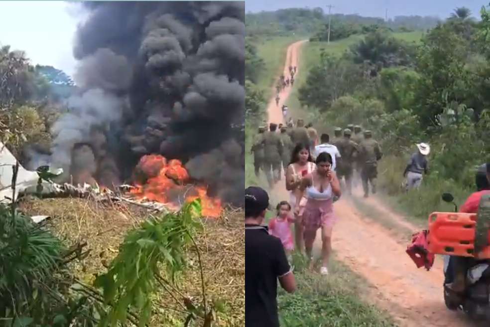 Avión Hércules de la Fuerza Aérea Colombiana se accidentó en Puerto Leguízamo (Putumayo)