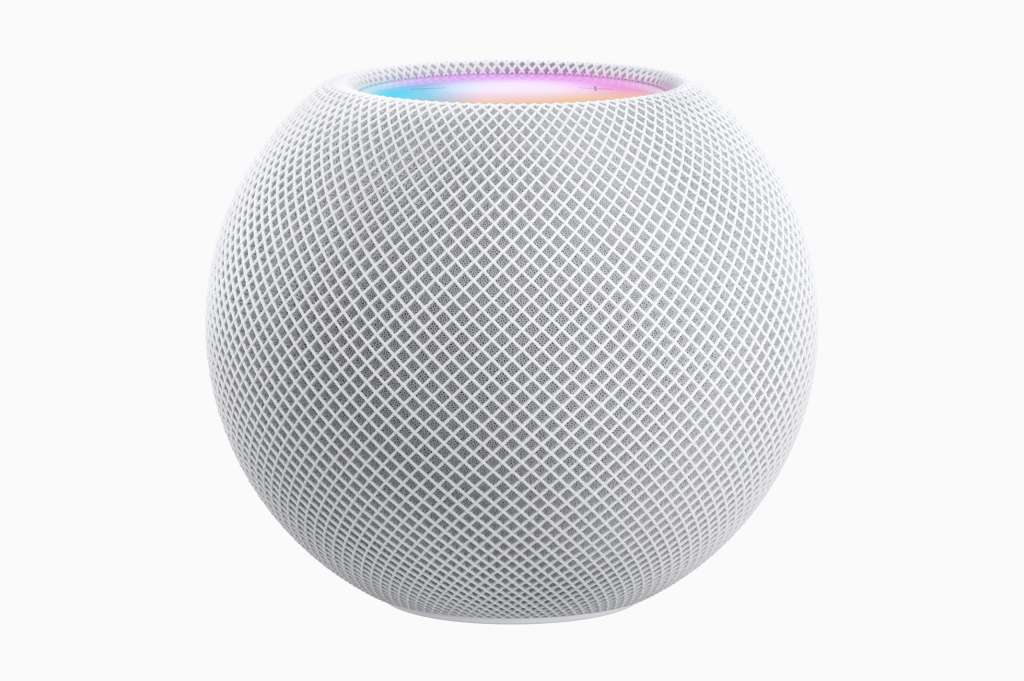 Parlante de Apple en forma esférica.