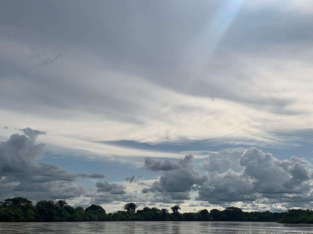 El río Cravo Sur desemboca en el río Meta.