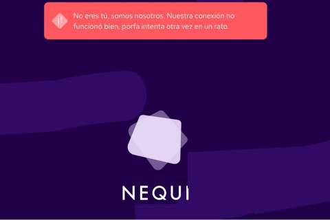 “No eres tú, somos nosotros”: Nequi registra fallas en su servicio