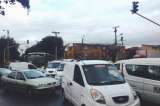 Plantón para defender el transporte informal en Fontibón