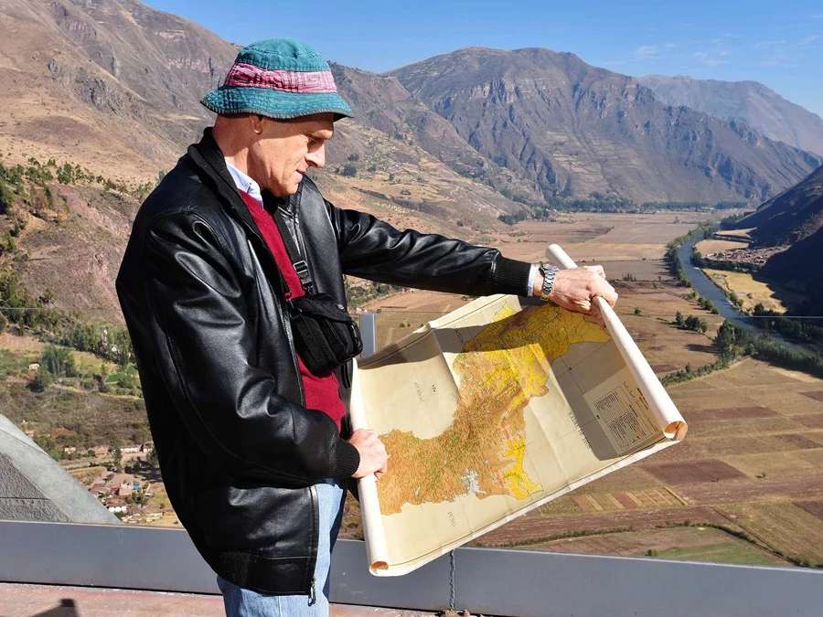 Daniel Debouck en una de sus salidas de campo. La última que hizo fue en octubre del 2024.
