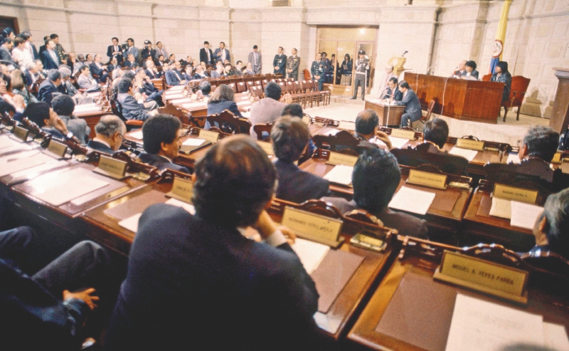 Al final, los constituyentes no pudieron aspirar en las siguientes elecciones de Congreso. / Archivo