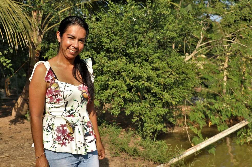 Sandra Velandia, presidenta de la Asociación Sembremos Juntos.