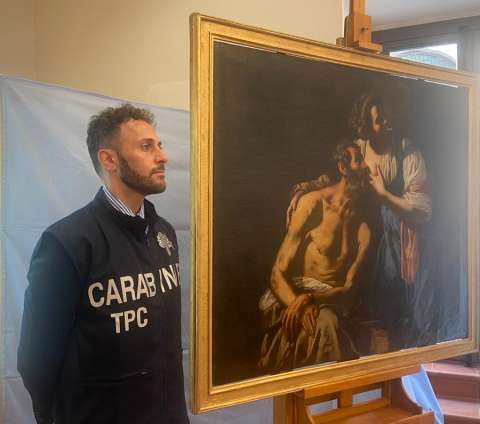 Policía italiana detuvo la venta de un cuadro de Artemisia Gentileschi