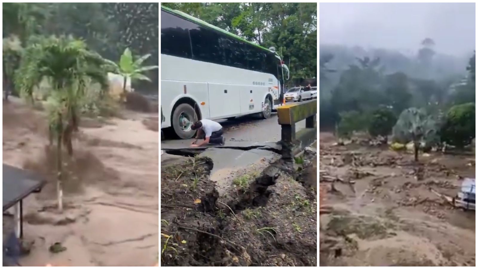 San Vicente de Chucurí es el municipio más afectado por inundaciones y destrucción de un puente tras el desbordamiento de la Quebrada Las Cruces, dejando a más de 200 familias damnificadas y a todo el municipio incomunicado.