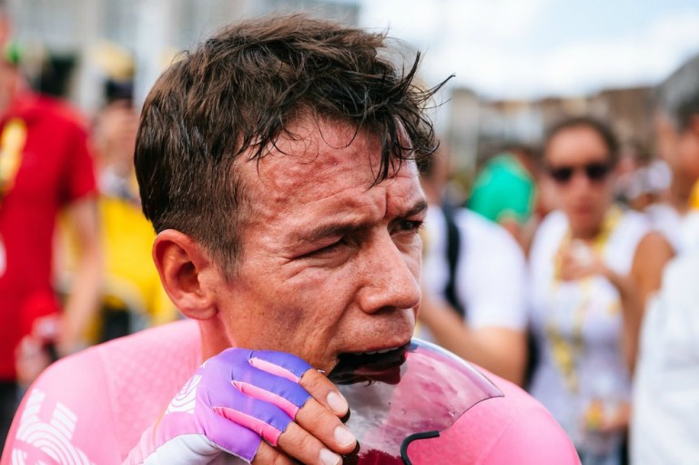 Rigoberto Urán, cuarto en la contrarreloj individual del Tour de Francia