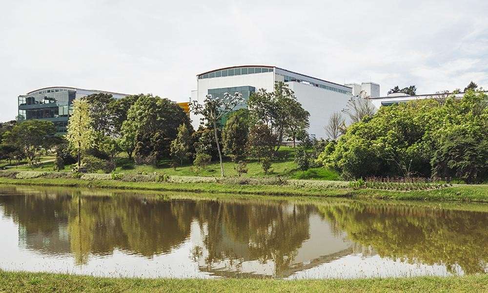 Los paneles solares que conforman EIA Solar 1, la planta de energía solar fotovoltaica del campus, abastece el 20% de la energía demandada en el campus.