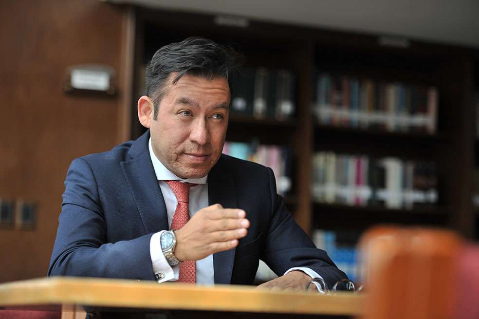 El experto internacionalista y profesor de la U. del Rosario, Juan Ramón Martínez. / Christian Garavito - El Espectador
