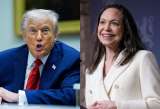 Trump contradice las versiones sobre Machado y niega haberle impedido viajar a Venezuela