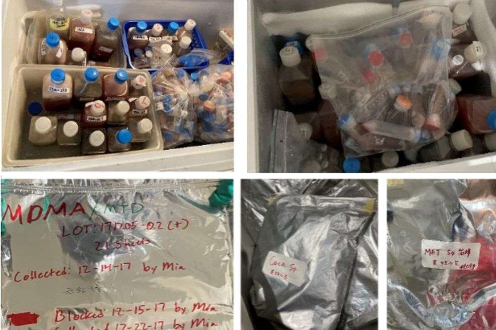 Laboratorio biológico ilegal recientemente allanado en Las Vegas, Nevada.
