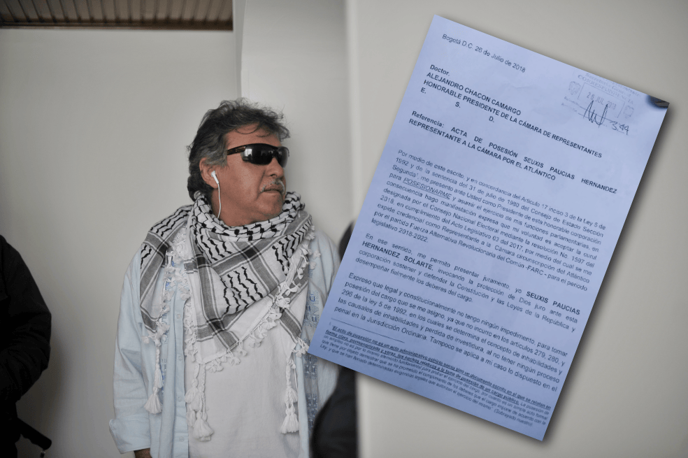 Jesús Santrich.  / Óscar Pérez - El Espectador