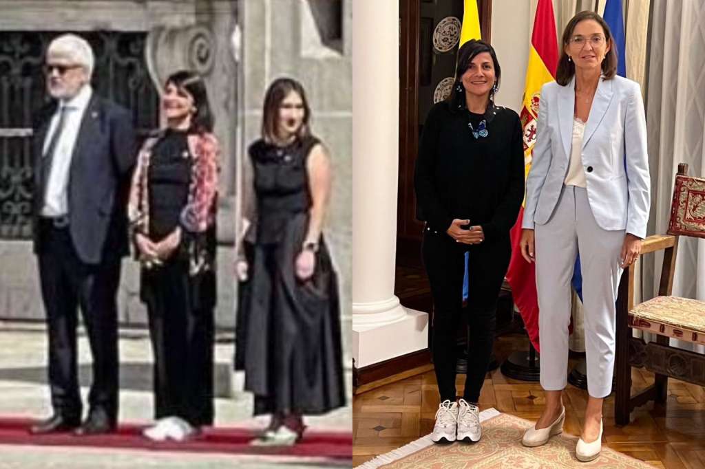 De nuevo, la ministra de Minas y Energía, Irene Vélez asiste a una visita diplomática en tenis.