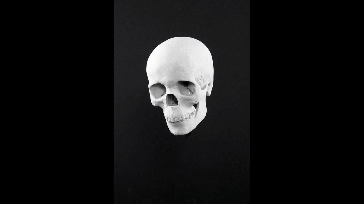 La reconstrucción de la mujer escocesa de Upper Largie se realizó con un cráneo impreso en 3D y capas de plastilina.