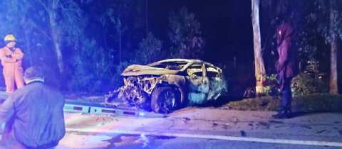 Fatal accidente en la vía Bogotá-Tunja: muere mujer atrapada en un vehículo